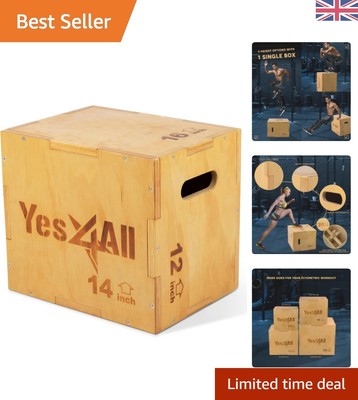 Robuste plyometrische Holzbox - Ideal für Sprungtraining und MMA-Übungen