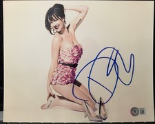 DAKOTA JOHNSON SIGNED PHOTO 8X10 FIFTY SHADES OF GREY AUTOGRAPH SEXY FEET COA 4