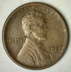 1921 S Lincoln Wheat Cent Coin VF 1c US Penny Very Fine Circulated