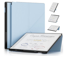 Remarkable Paper Pro Color Display 11.8" Case 2024 -Light Blue w/ Pen Holder