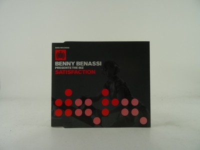 BENNY BENASSI PRESENTS THE BIZ SATISFACTION (C21) 3 Track CD Single including Pi