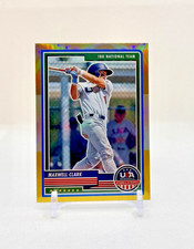 MAX CLARK PREMIUM CHROME BRONZE HOLO - 2023 Panini USA Baseball Stars & Stripes