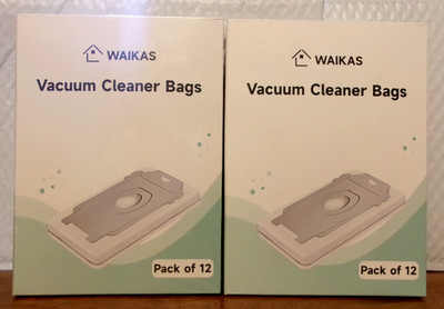 Waikas 24 Pack Vacuum Bags for iRobot Roomba i7+, i7 Plus, i3, i3+, i4, i4+,