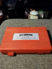 U.s. General Engine Oil Pressure Tester Gauge Kit W Case Hose Adapters 92687