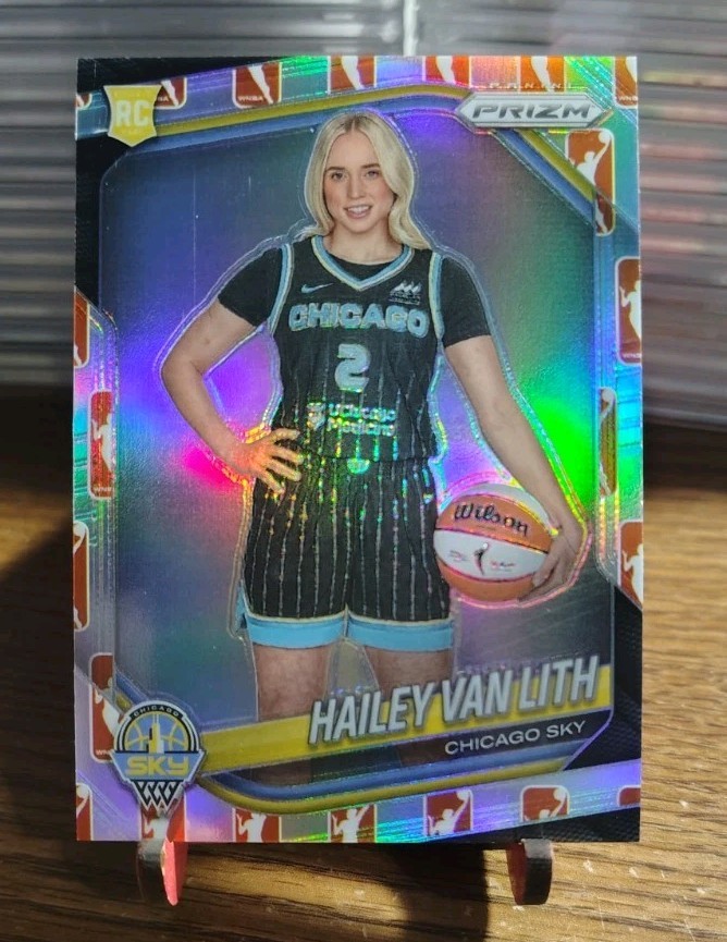 2025 Panini Prizm WNBA WNBA Logo Prizm Rookie Variation #139 Hailey Van Lith RC view 1
