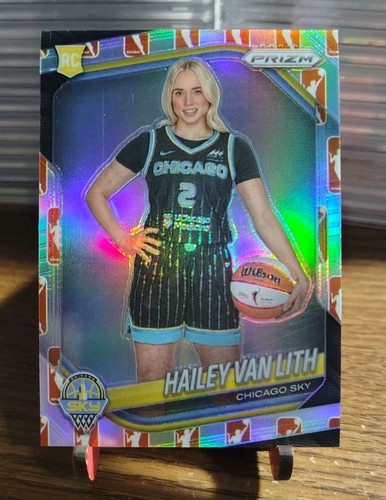 2025 Panini Prizm WNBA WNBA Logo Prizm Rookie Variation #139 Hailey Van Lith RC