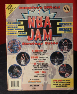 Gamepro's Official NBA Jam Strategy Guide SNES Genesis Infotainment 1994