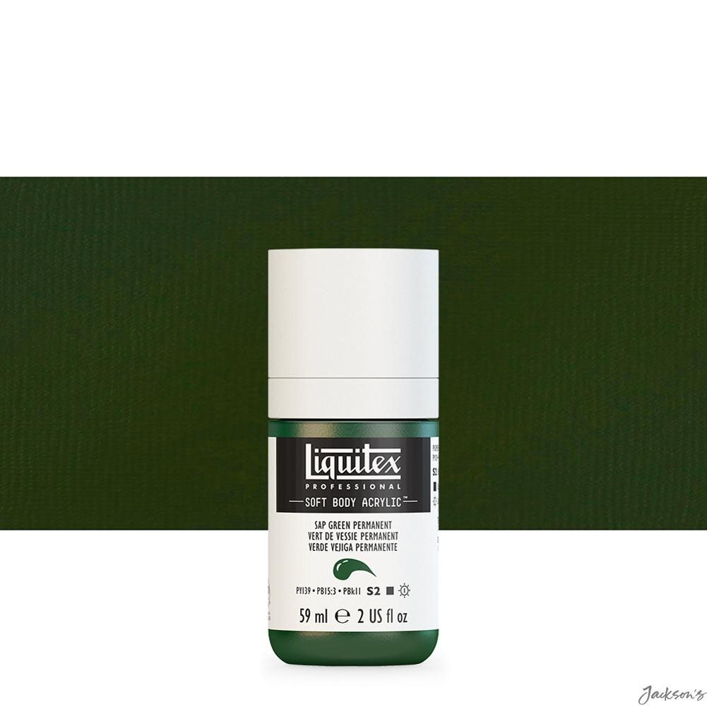 Liquitex Professional Soft Body Acrylic Paint 59ml Sap Green Permanent For Ar...