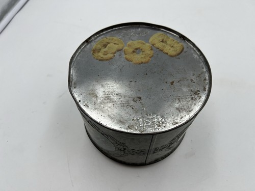 Boîte en Étain Biscuits Doria Made IN Italy Vide Vintage Used Ronde - Photo 13 sur 16