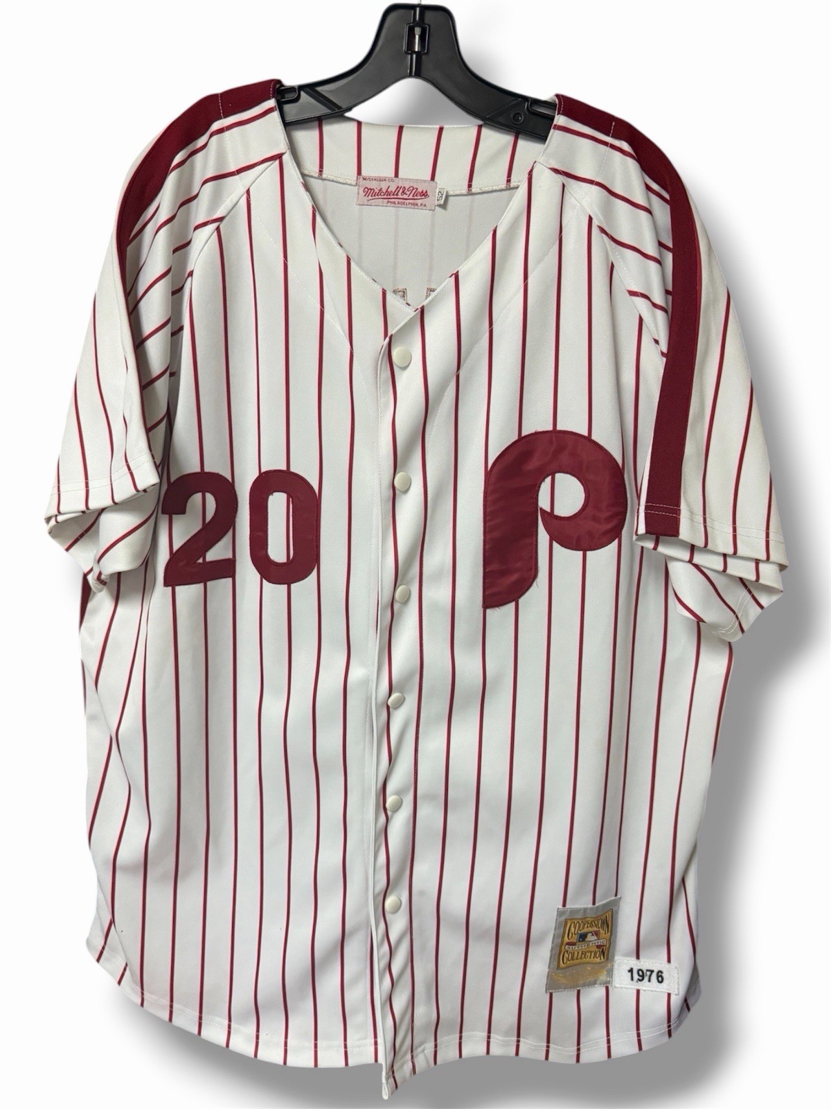 Vintage Y2K Mitchell Ness Phillies Mike Schmidt 20 Jersey MLB Baseball 52 USA