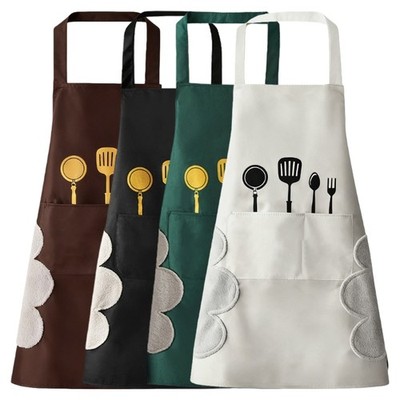 Oil Resistant Waterproof PVC Apron For Kitchen Spills Durable Comfortable Design