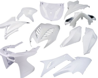 Verkleidungskit DMP 11-Teilig weiß, passt für Yamaha Aerox, MBK Nitro 50-100 Set