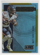 2016 Score #21 Matt Forte Franchise Gold Foil Chicago Bears /99
