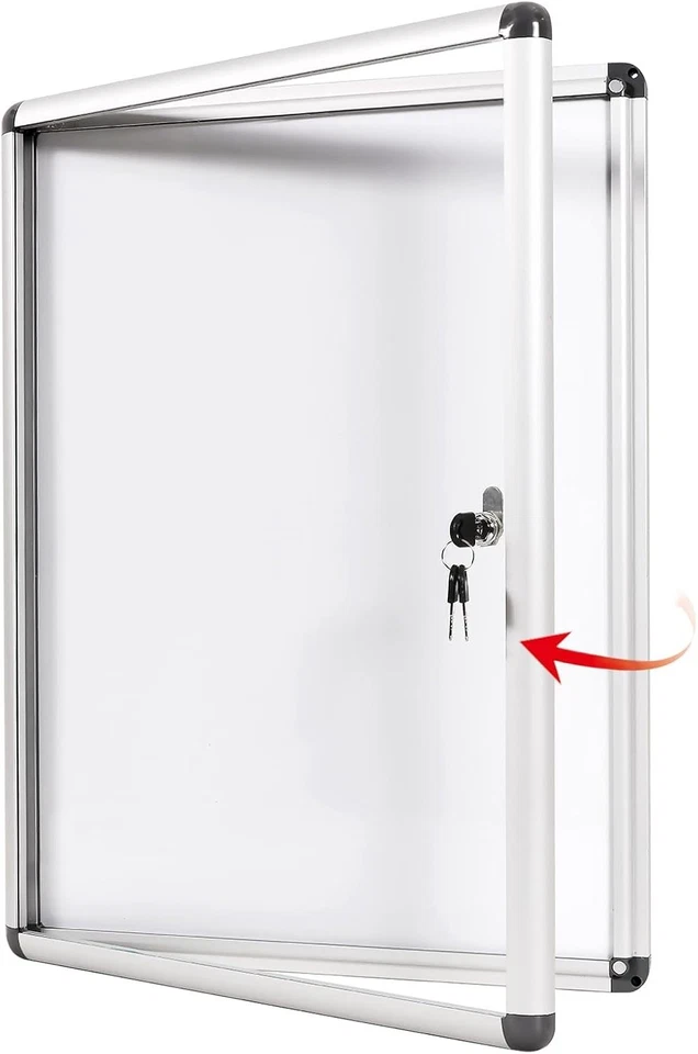 SWANCROWN Lockable Bulletin Board 20x14in - Image 3 of 4