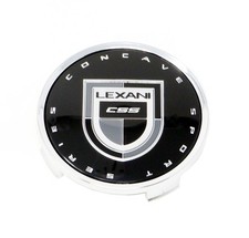 C-1009 Lexani Chrome With Gloss Black Css Snap In Center Cap