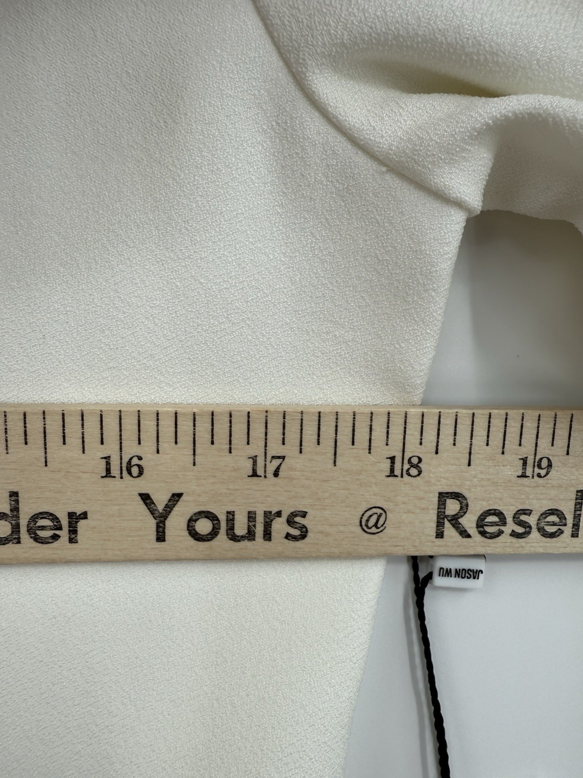 Jason Wu Dress Womens Medium Beige Off White Faux Wrap Blazer Mini NEW thumbnail 8