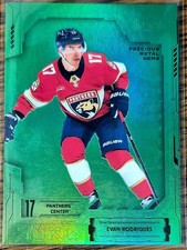 2025-26 METAL UNIVERSE PRECIOUS METAL GEMS GREEN EVAN RODRIGUES 10/10