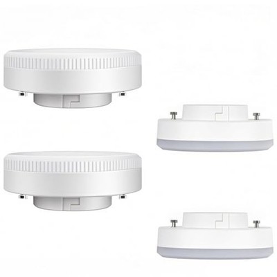 GX53 LED Light Bulbs 7W, 50W Halogen CFL Replacement, 4 4000k Natural White
