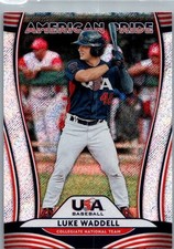 2020 Donruss American Pride Kris Bryant/Luke Waddell USA #AP24 Rapture Parallel