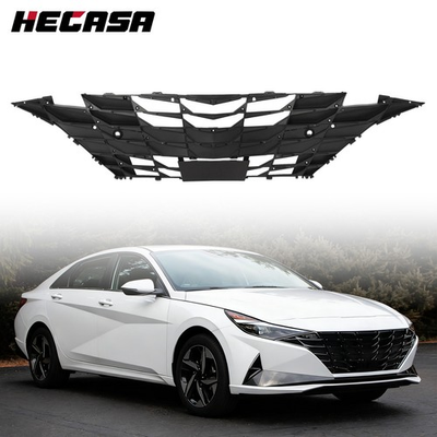 #ad Fits For Hyundai Elantra 2021 2023 Front Inner Radiator Grille Cover Black $73.80