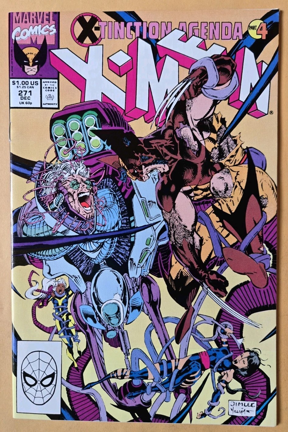 The Uncanny X-Men #271 NM- (9.2) X-Tinction Agenda! Marvel Comics 12/90