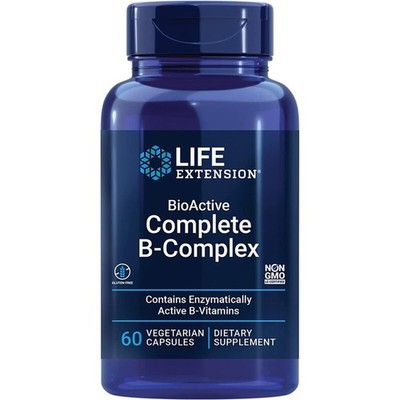 Life Extension, BioActive Complete B-Complex, 60 vegane 50 g (1er Pack) 