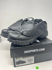 3N2 Reaction Size 10.5M Men's Pro Plate Lo Umpire Shoe Baseball/Softball, Black