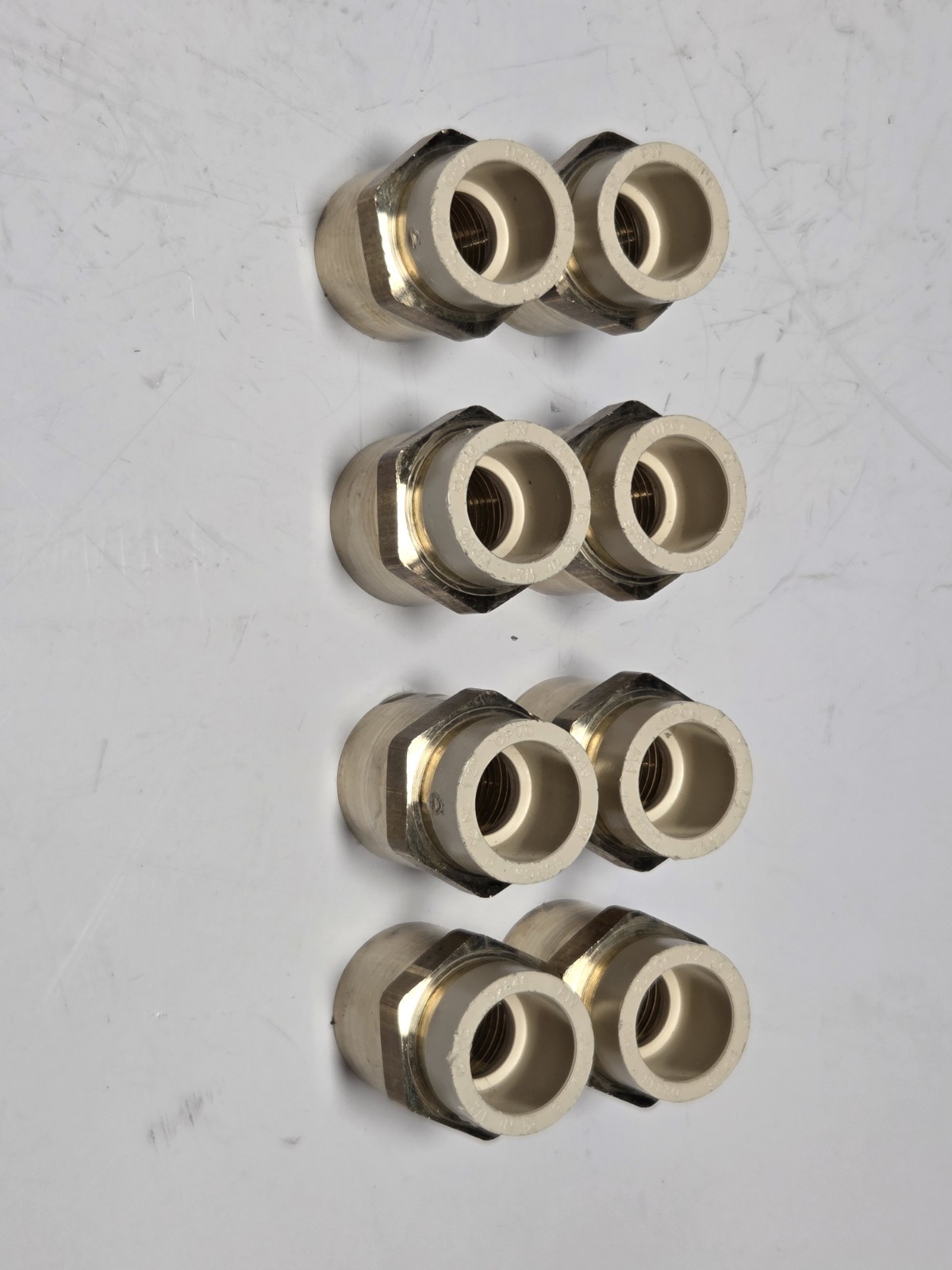 1/2" Brass Cpvc Adapter 8pk