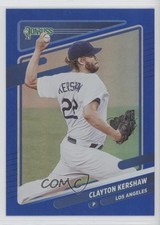 2021 Panini Donruss Variation Holo Blue Clayton Kershaw #105 fm0