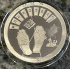 Chautauqua Silver Works #9 Cease 1 oz .999 Fine Silver Art Round