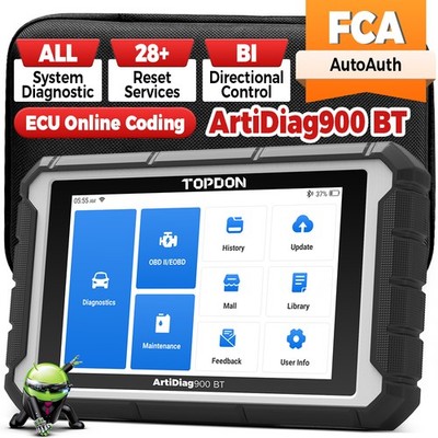 TOPDON AD900BT Professional OBD2 Scanner ECU Online Coding Bidirectional Tool