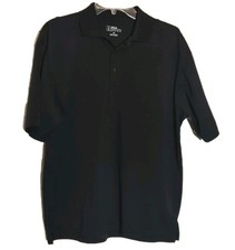 Blsck PGA Tour Men s Short-Sleeve Golf Polo Shirt Size M Black