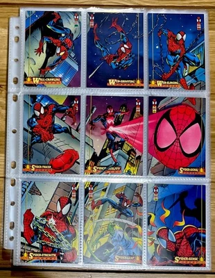 Amazing Spider-Man Trading Card Set 150 Karten 1994 Fleer! Ärmel & Neuwertig! - Bild 1 von 4