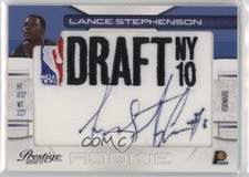2010-11 Prestige NBA Class Draft Logo /499 Lance Stephenson #38 Patch Auto 1dm4