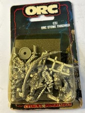 Warhammer Classic METAL Orc Stone Thrower C22 1980s Vintage BRAND NEW SEALED OOP