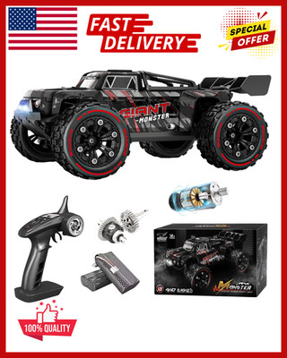 1:16 4WD RC Car 40KM/H High Speed Monster Truck 380 Brushed Motor 2 Batteries