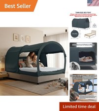Cozy Bed Tent with Four Doors - Perfect Privacy Solution for Dorms and Bedrooms