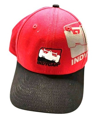 Indycar hat cap Youth Red Black Snapback New Era 9FORTY