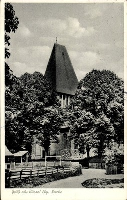 Ak Nusse im Herzogtum Lauenburg, Kirche - 11565123