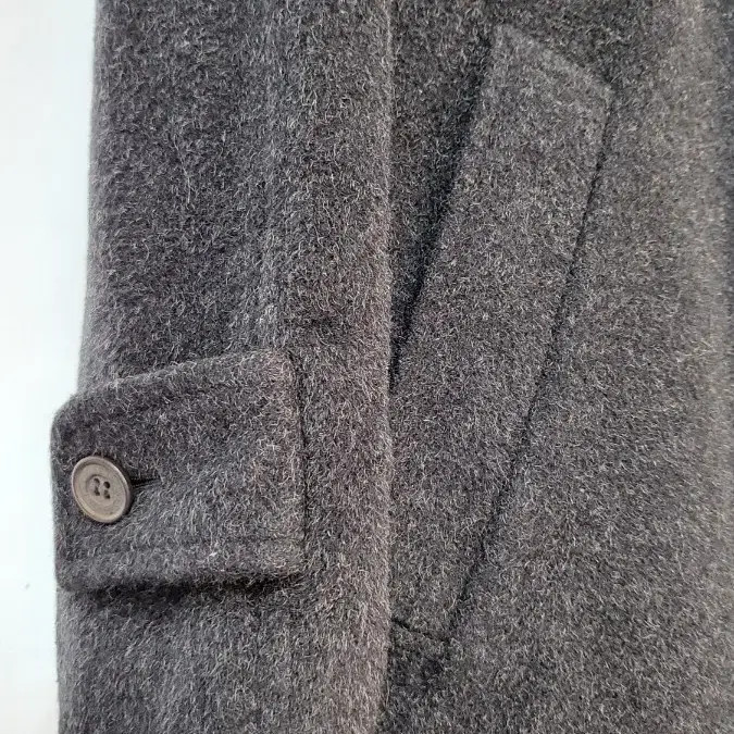 Yves Saint Laurent Dark Gray Wool Coat, Men, Size 95 thumbnail 9