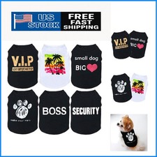 6 Pack Soft and Breathable Dog Shirts for Small Dogs - Stylish Sleeveless Vests