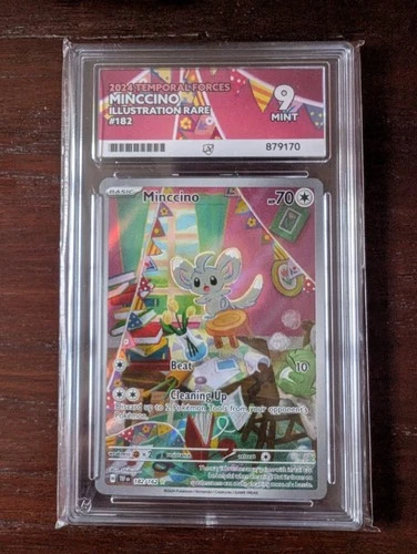 Minccino 182/162 Scarlet Violet Temporal Forces ace 9