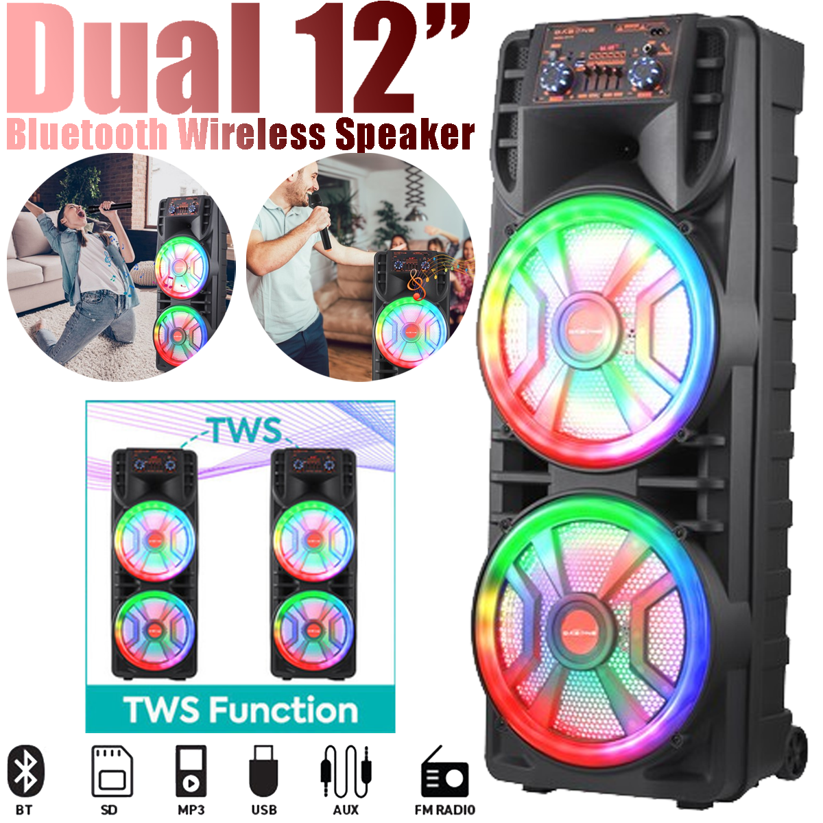 8000W Dual 12