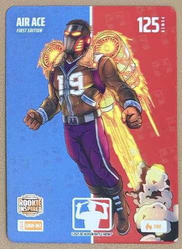 2025 Bo Jackson Battle Arena Air Ace Bailey Fire Logofoil #Logo-347