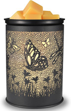 Calentador de cera Scentsy | Fundidor de diseño de libélula y mariposa para decoración del hogar y regalos