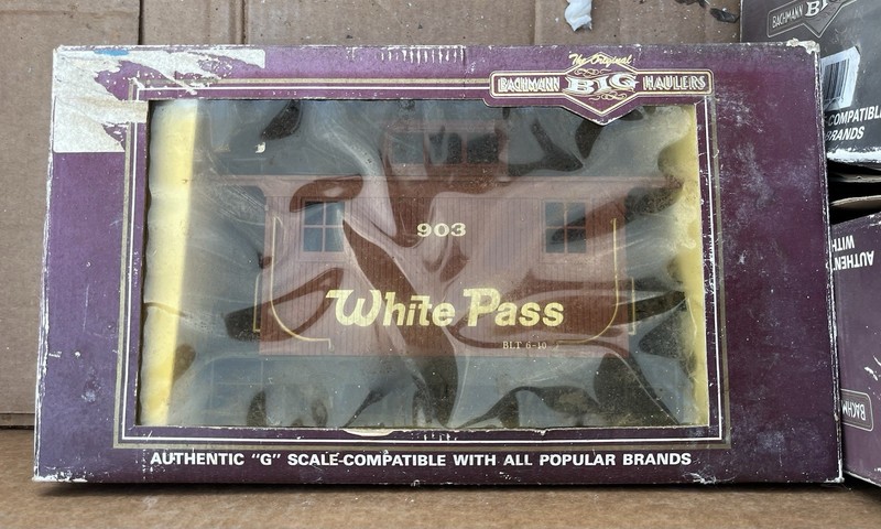Bachmann Big Haulers Caboose White Pass #903 Train Car Northern Express G Scale