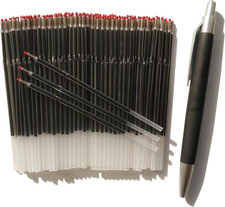 100 Pcs Ball Point Pen Refills Black,1.0mm Ballpoint Pens Used Black