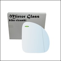 Glas RüCkspiegel Verchromt AsphäRisch Seite Dx-Passeggero FüR Fiat Multipla