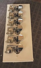 Fender Locking Tuners Set of 6 inline Chrome Guitar Tuning Pegs New
