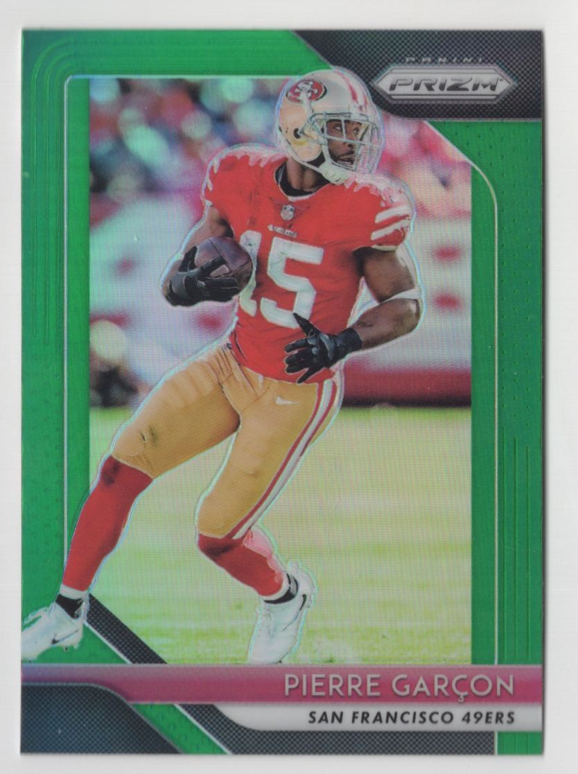 2018 Panini Prizm Green Pierre Garcon San Francisco 49ers #28